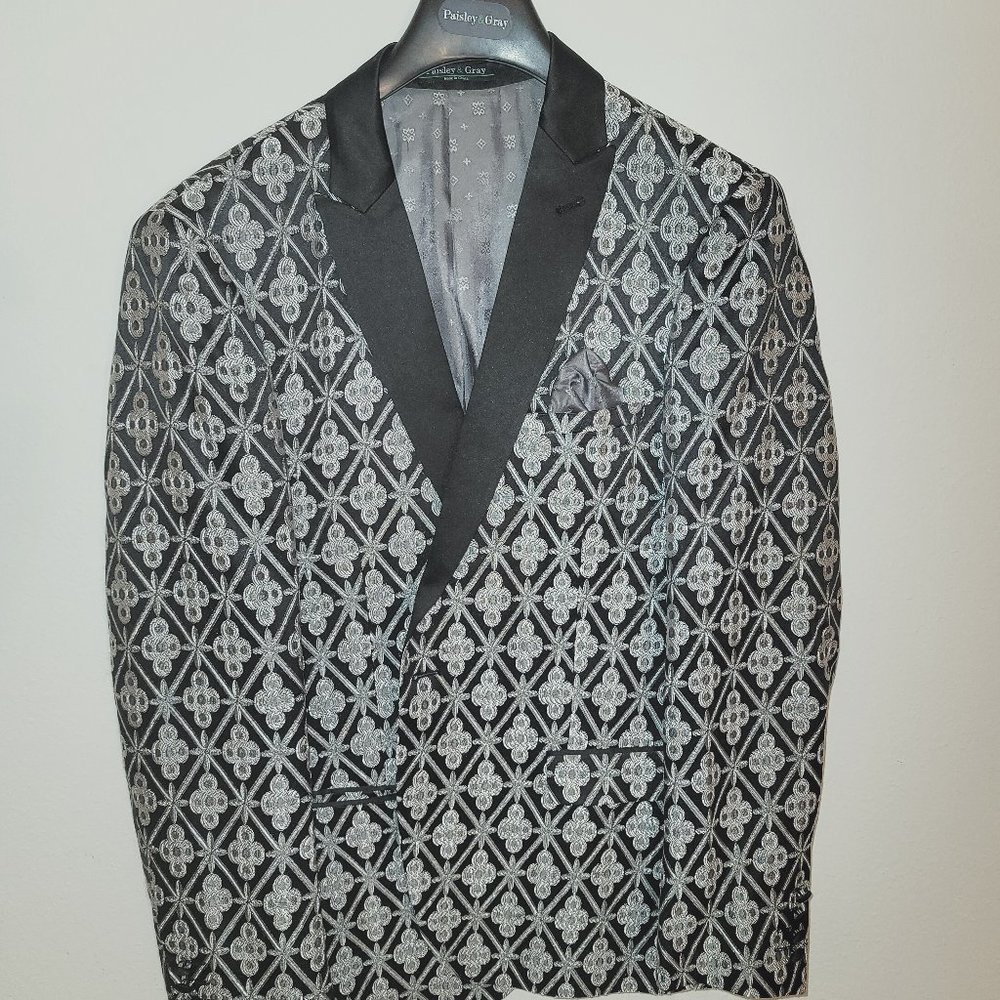 Black & Silver Blazer